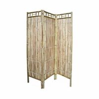 biombo de bambu natural