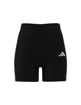 Mallas adidas 3 Bandas Essentials Biker Short Mujer Negro/Blanco
