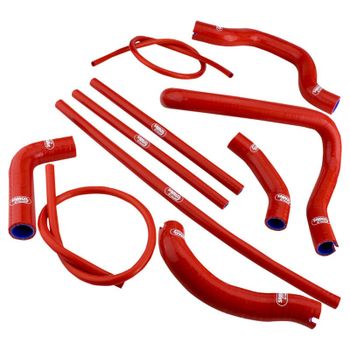 Tubo radiador Ducati Monster 937 kit Samco rojo