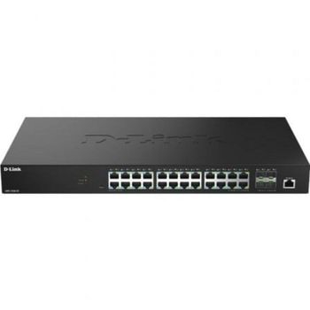 Switch D-Link DMS-1250-28/E 24 puertos 2.5GE y 4 SFP+ gestión avanzada