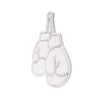 iluminacion led decorativa de plastico boxer blanco 27x44x3 cm