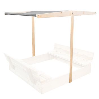 Toldo Para Arenero Infantil 120x120 Cm Gris