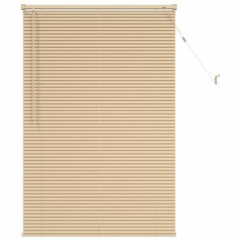 Persiana Veneciana Marrón Claro Con Patrón 150 X 90 Cm Pvc