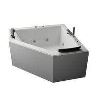 banera hidromasaje con mantenedor de calor ecode miami 150x150x68 blanca