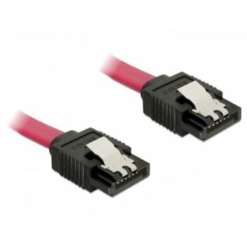 Cable SATA Delock 82675 0,2 m Macho/Macho Rojo
