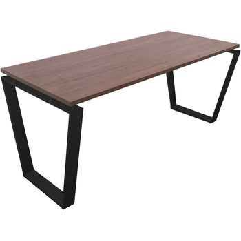 Mesa Marco Pirámide Invertida. 140x60 Cm. Nogal.