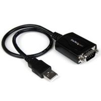 startechcom cable profesional usb 20 a serie 1 puerto de 30cm - adaptador usb a rs232 - adaptador usb a serie - con retencian com - taa