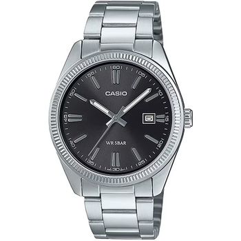 Casio Classic Men's Analog Watch MTP-1302D-1A1JF JDM 38.5mm 50m WR Steel Strap Japanese Quartz Movement JDM (Japanese Domestic Market)