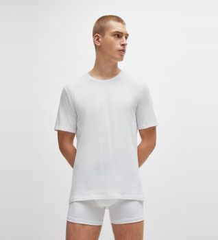 BOSS para hombre. 50515391 Camiseta Mix&Match blanco (M), Homewear, Algodón, Manga corta