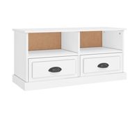 mueble para tv - mueble tv - mesa de tv madera contrachapada blanco 93x355x45 cm
