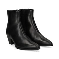 unisa botines con tacon mujer - negro talla 38