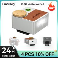 flash para camara pequeno smallrig rs-r20 para fuji x100 ricoh gr nikon y sony estilo retro de aluminio gn8-10 5 niveles 11-116