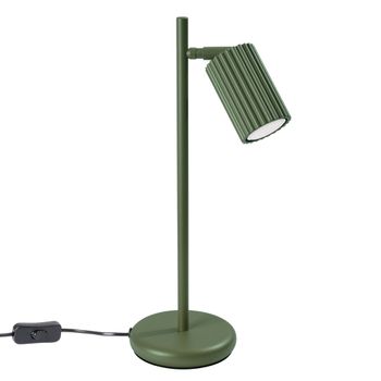 Lámpara de escritorio verde oliva aluminio alt. 15 cm
