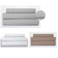 juego de sabanas saten 100  para cama de 180 cm blanco adriana algodon 300 hilos