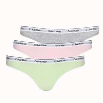 Calvin Klein Jeans Braguitas BRAGUITA THONG 3PK MUJER para mujer