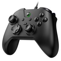 controlador de juegos con cables g4 1000 hz tasa de sondeo joystick de pelicula de carbono doble vibracion turbo gamepad