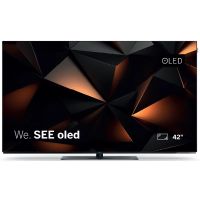 tv loewe oled we see 42 4k ultra hd 120hz smart tv vidaa hdr10 dolby vision