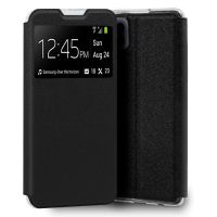 cool funda flip cover liso negro para samsung galaxy a22 5g