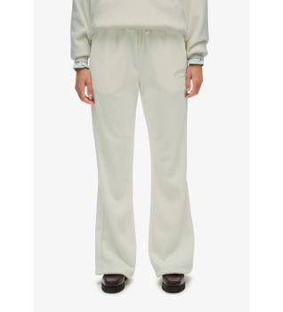 Superdry para mujer. W7011274A Pantalón Country Club Velour Straight beige (XL), Casual, Sintético