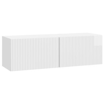 Mueble Para Tv De Pared 98 X 31 X 30 Cm Brillante Vidaxl