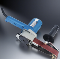lijadora de banda electrica de alta eficiencia herramienta de lijado manual de 30x533mm para pulir y desbastar superficies de madera y metal