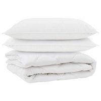 edredon  duvet de todas las estaciones con almohada 3 piezas microfibra