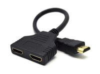 cable hdmi gembird doble puerto hdmi pasiva