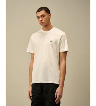 C.P. Company para hombre. RCCMTS725A005100W Camiseta gafas protectoras blanco (XL), Casual, Algodón, Manga corta