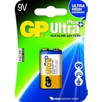 gp batteries gp batteries ultra plus alkaline 9v bateria no-rec