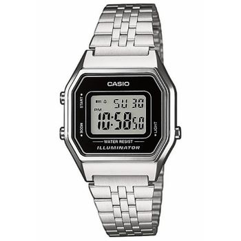 Reloj Casio Vintage Mujer Eslabones Acero Inoxidable LA680WEA-1EF