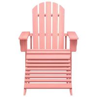 silla jardin  silla de exterior  sillon adirondack con otomana madera maciza de abeto rosa