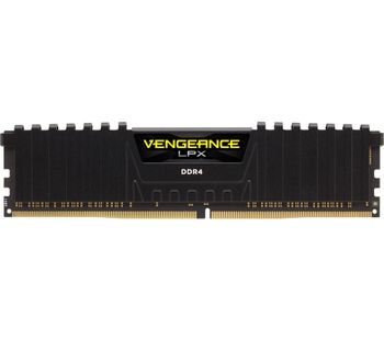 CORSAIR Vengeance LPX Black DDR4 PC Memory - 2 x 4 GB DIMM RAM, Black