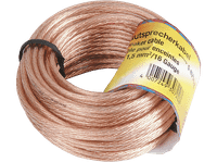 cable audio - hama 00205142 2 x 15 mm 10 m transparente