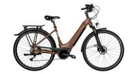bicicleta electrica de ciudad bicyklet victoire shimano alivio 9s 400 wh 700 mm marron