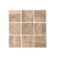 decoracion pared set 9 mdf mango 90x3x90 hojas