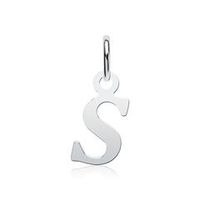 colgante plata 925 letra s