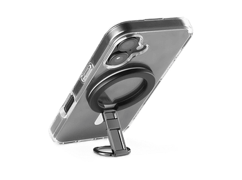 Soporte de anillo - CellularLine Style Ring Mag, Anillo Magnético, Compatible con MagSafe, Universal, Negro