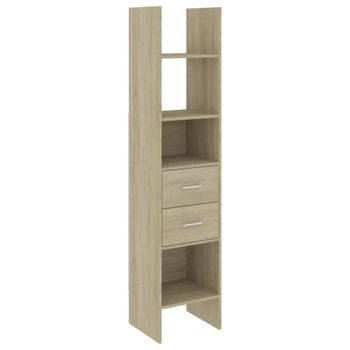 Estantería madera color marrón 40x35x180 cm