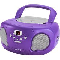 original boombox gv-ps733 portable fmam boombox - purple purple