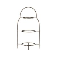 soporte plano de acero inoxidable dorado