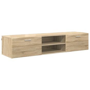 Armario De Madera 150 X 39 X 30 Cm Roble Sonoma Vidaxl