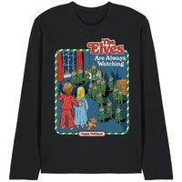steven rhodes camiseta manga larga the elves are always watching para mujer