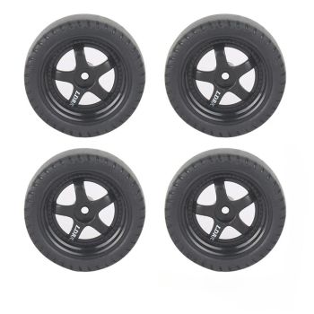 4PCS LDRC 1801 1802 1803 A86 A86P 1/18 Coche de RC Neumáticos de Deriva Ruedas Llantas Modelos Piezas de Repuesto LA0034