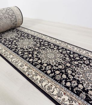 Azahar 51 - Alfombra Clásica de Pura Lana Virgen - Rollo Pasillero 70 o 90 cm