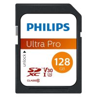 tarjeta sd philips fm12sd65b 128 gb clase 10 uhs-i v30 negra