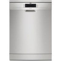 aeg ffe62620pm full-size dishwasher - silver stainless steel