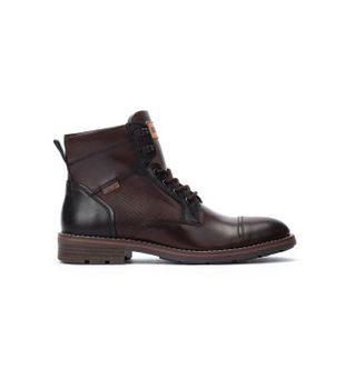 Pikolinos para hombre. M2M-8156C1 Botines de Piel York marrón (47), Plano, Cremallera, Casual