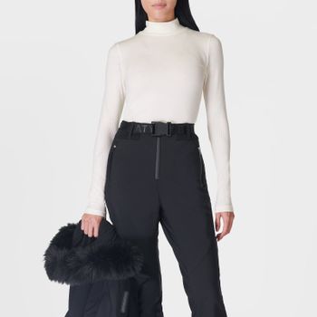 Sweaty Betty Lumi Turtle Neck Stretch-Jersey Top - XL