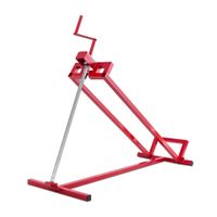 costway dispositivo elevador tractores plataforma elevadora para cortacesped de 400 kg ajustable de forma continua
