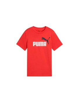 Camiseta Puma Essentials 2 Color No.1 Log Rojo Niño